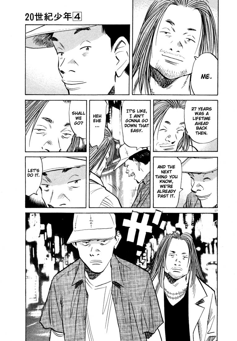 20th Century Boys Chapter 42 page 17 - Chapter 42: Underground Emperor