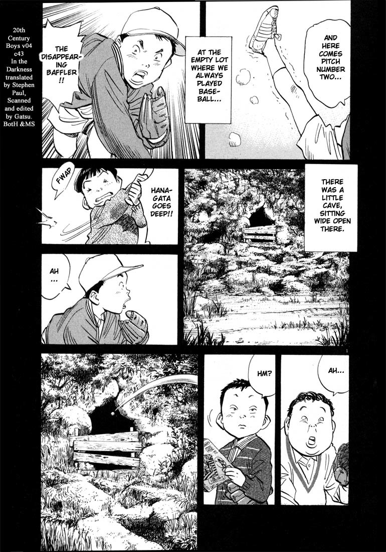 20th Century Boys Chapter 43 page 1 - Chapter 43: In the Darkness