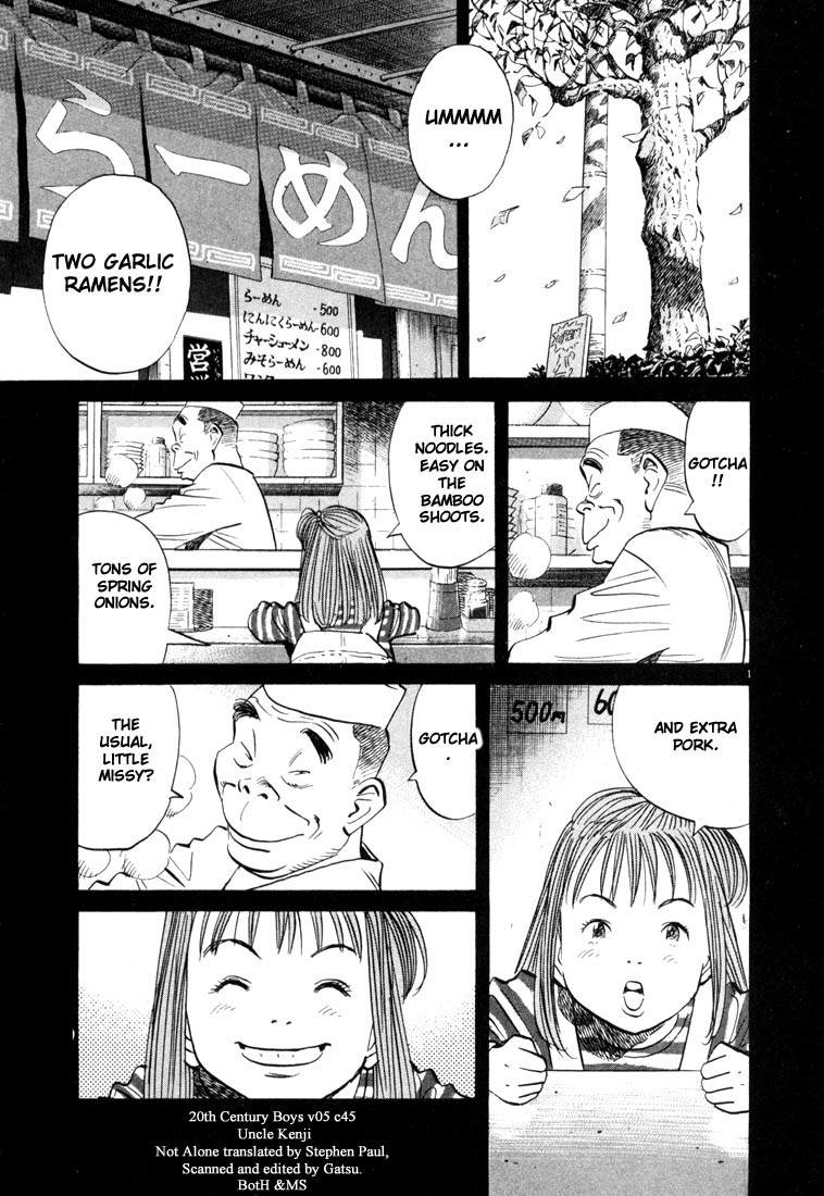 20th Century Boys Chapter 46 page 1 - Chapter 46: Uncle Kenji