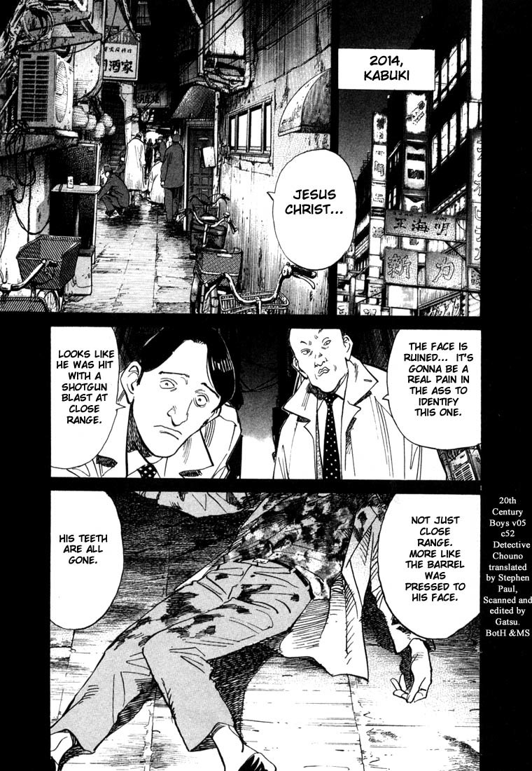 20th Century Boys Chapter 52 page 1 - Chapter 52: Detective Chouno