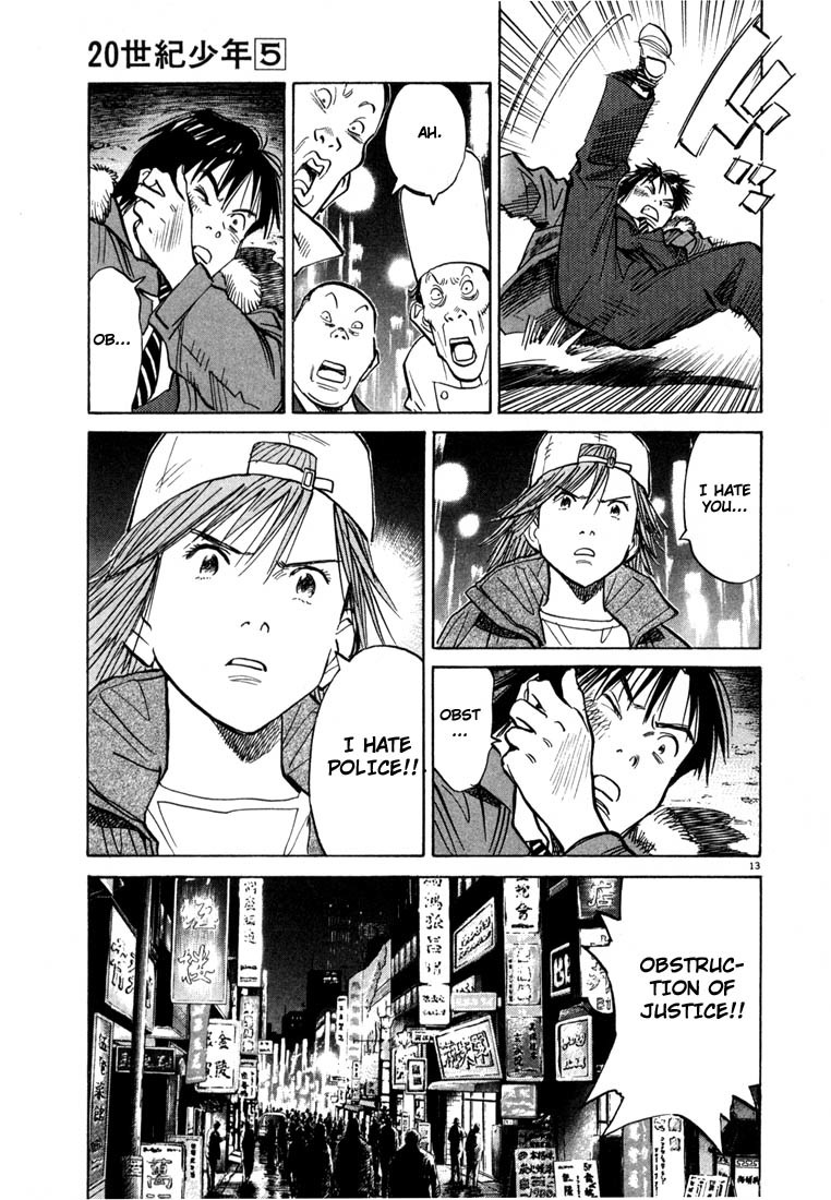 20th Century Boys Chapter 52 page 13 - Chapter 52: Detective Chouno