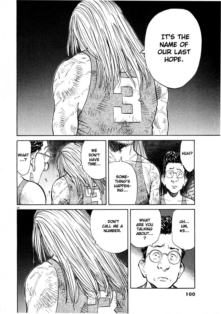 20th Century Boys Chapter 59 page 16 - Chapter 59: Tunnel