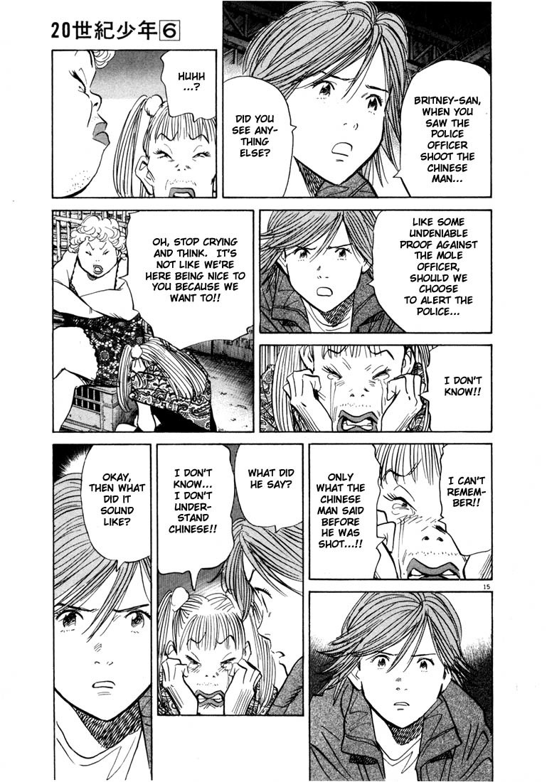 20th Century Boys Chapter 60 page 15 - Chapter 60: Being Chased...