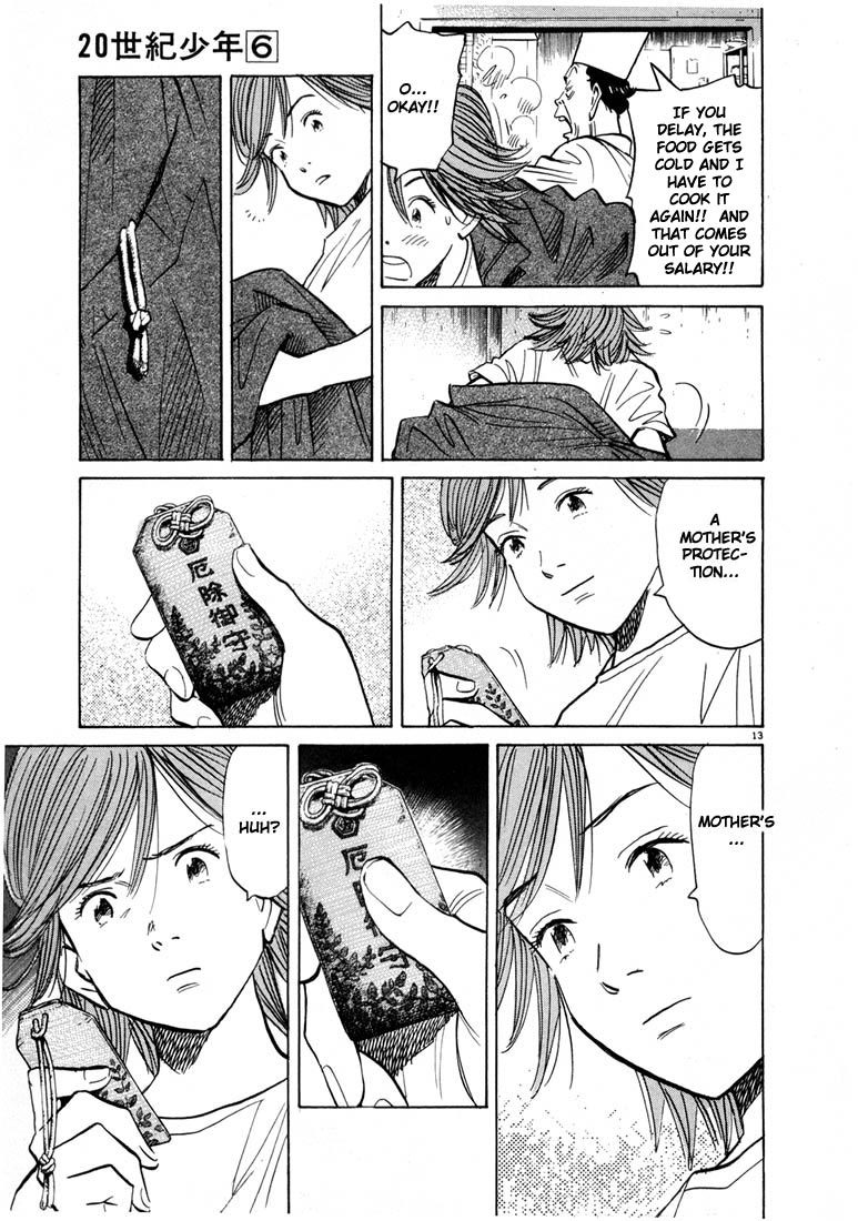 20th Century Boys Chapter 62 page 13 - Chapter 62: Good Luck Charm