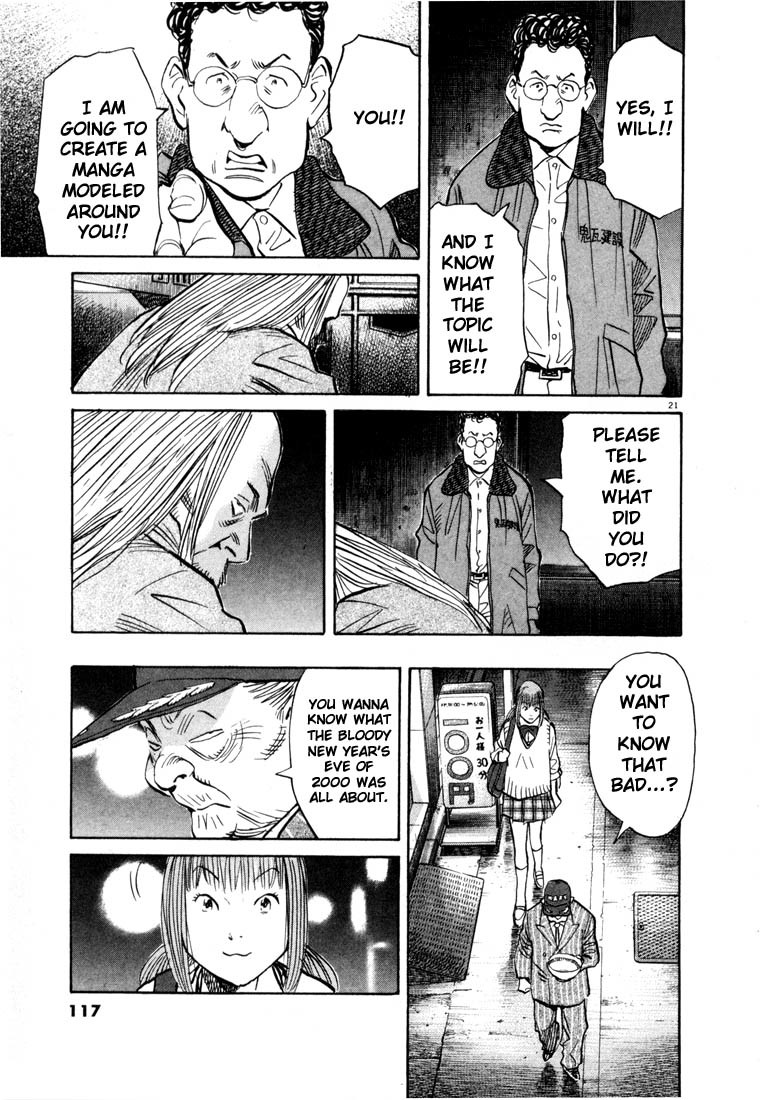 20th Century Boys Chapter 71 page 21 - Chapter 71: God's Autograph