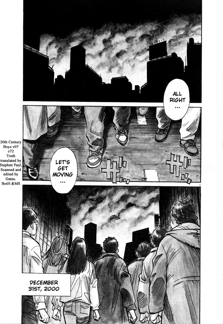 20th Century Boys Chapter 72 page 1 - Chapter 72: Truth
