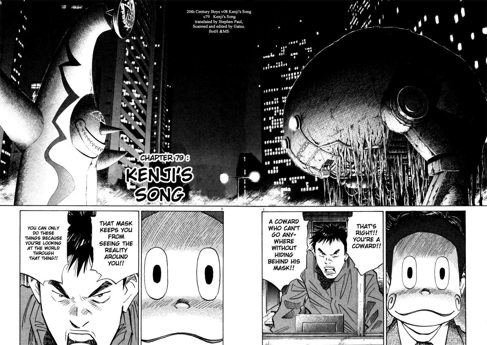 20th Century Boys Chapter 79 page 2 - Chapter 79: Kenji's Song