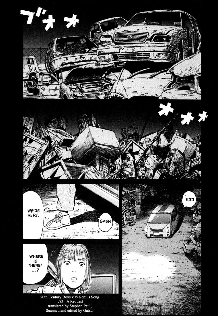 20th Century Boys Chapter 83 page 1 - Chapter 83: A Request