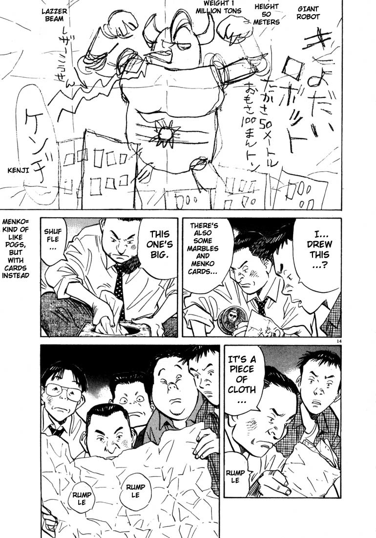 20th Century Boys Chapter 9 page 15 - Chapter 9: A Message