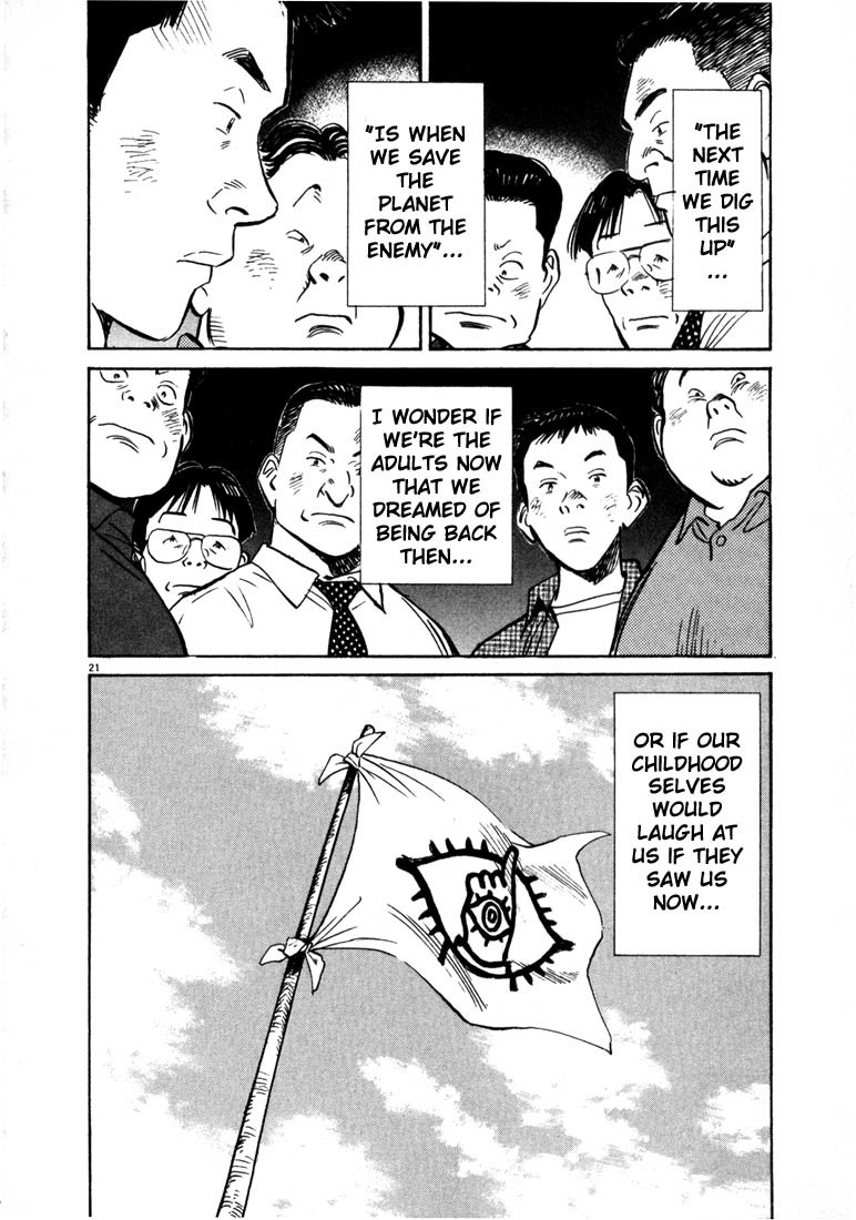20th Century Boys Chapter 9 page 22 - Chapter 9: A Message