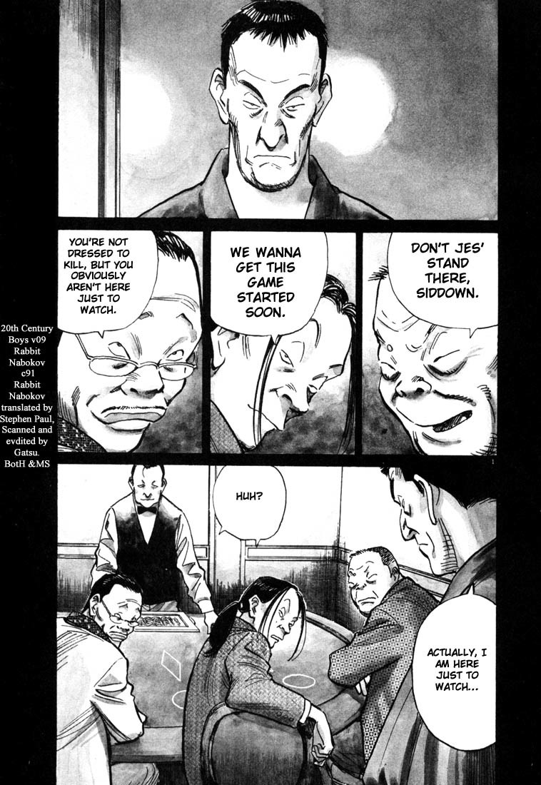 20th Century Boys Chapter 91 page 1 - Chapter 91: Rabbit Nabokov