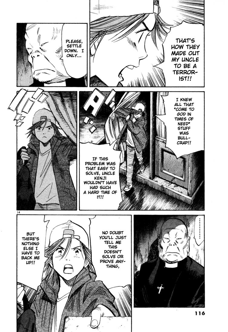 20th Century Boys Chapter 93 page 14 - Chapter 93: Confessions