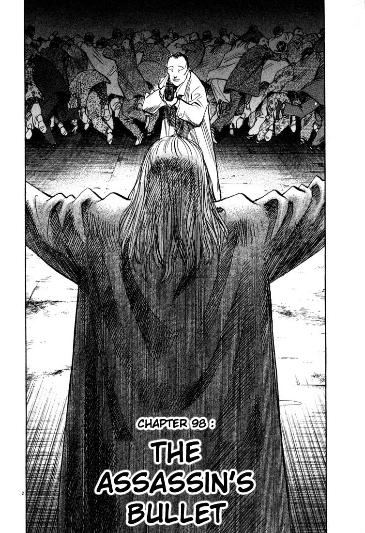 20th Century Boys Chapter 98 page 2 - Chapter 98: The Assassin's Bullet