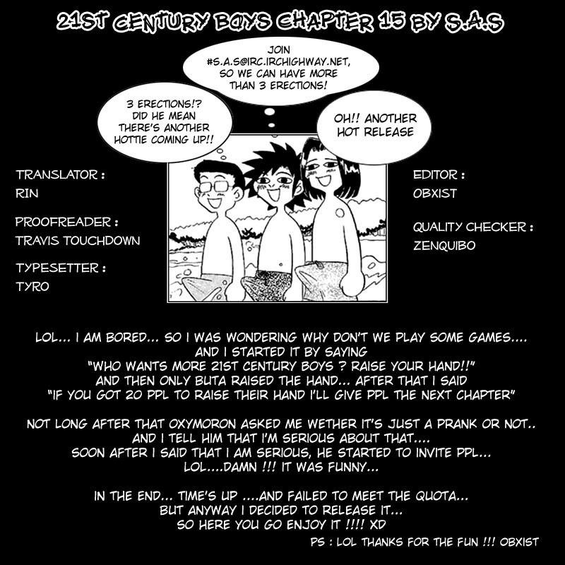 21st Century Boys Chapter 15 page 25 - Chapter 15