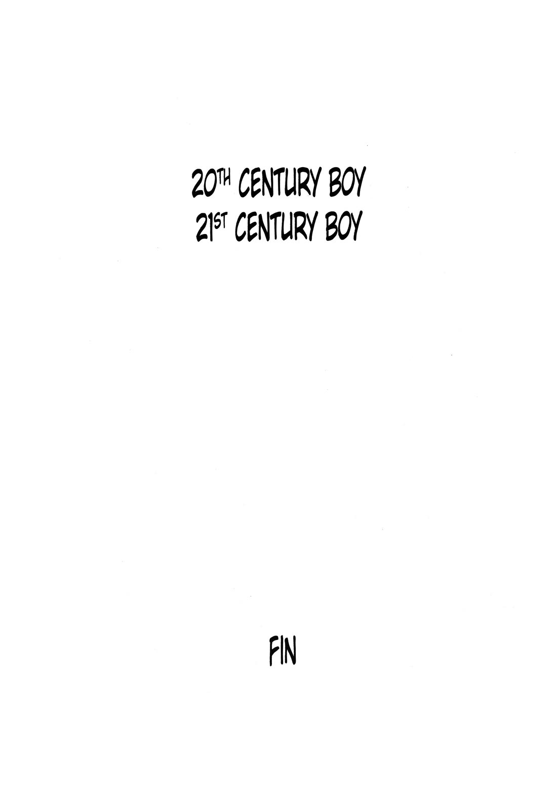 21st Century Boys Chapter 16.5 page 33 - Chapter 16.5: 20th Century Boy - Perfect Edition Ending