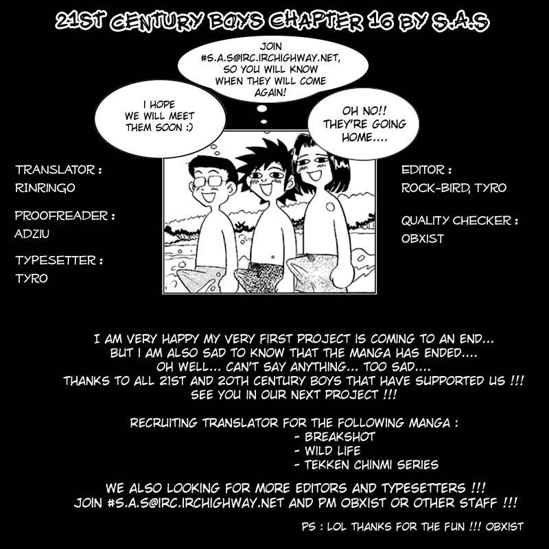 21st Century Boys Chapter 16 page 26 - Chapter 16 [END]