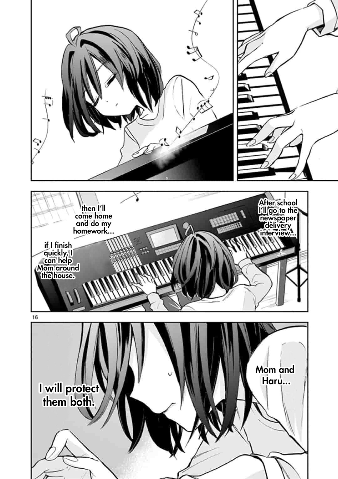 22/7 (Nanabun no Nijyuuni) +α Chapter 1 page 16 - Chapter 1: Takigawa Miu