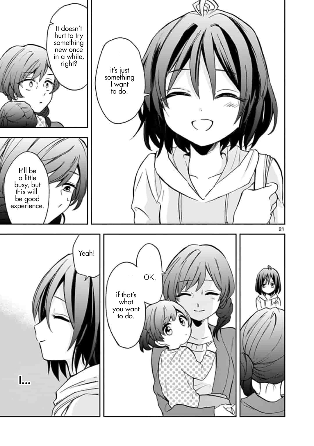 22/7 (Nanabun no Nijyuuni) +α Chapter 1 page 21 - Chapter 1: Takigawa Miu