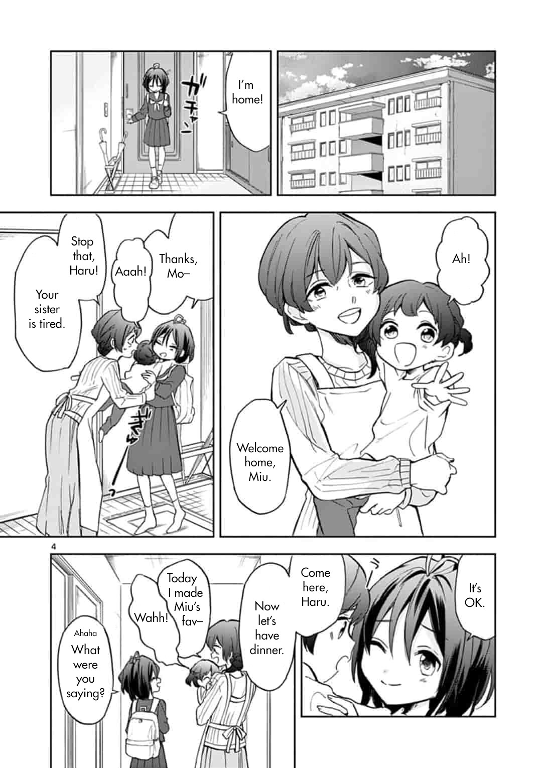 22/7 (Nanabun no Nijyuuni) +α Chapter 1 page 4 - Chapter 1: Takigawa Miu