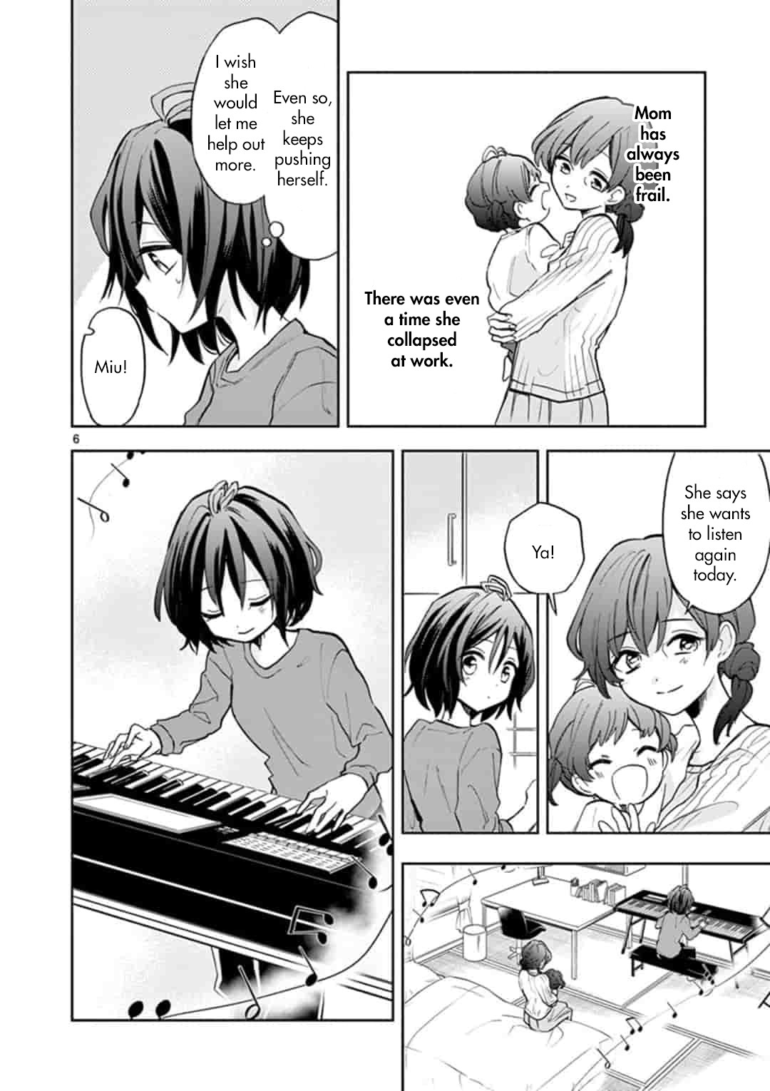 22/7 (Nanabun no Nijyuuni) +α Chapter 1 page 6 - Chapter 1: Takigawa Miu