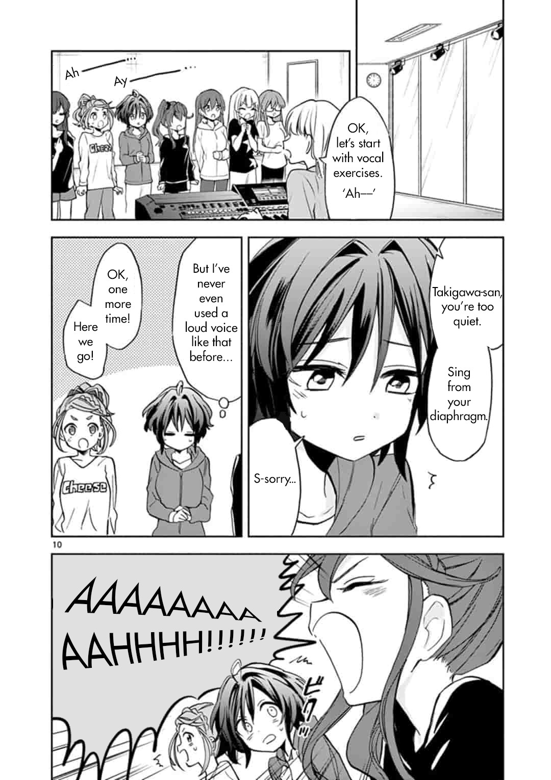 22/7 (Nanabun no Nijyuuni) +α Chapter 2 page 10 - Chapter 2: Miu and Ayaka