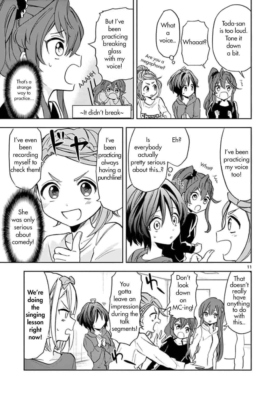 22/7 (Nanabun no Nijyuuni) +α Chapter 2 page 11 - Chapter 2: Miu and Ayaka