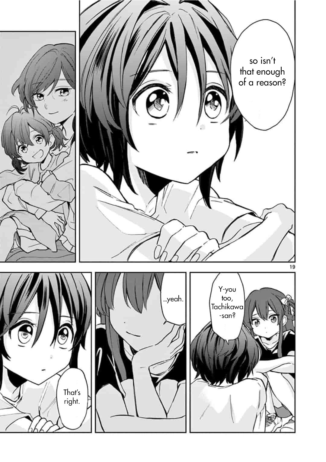 22/7 (Nanabun no Nijyuuni) +α Chapter 2 page 19 - Chapter 2: Miu and Ayaka