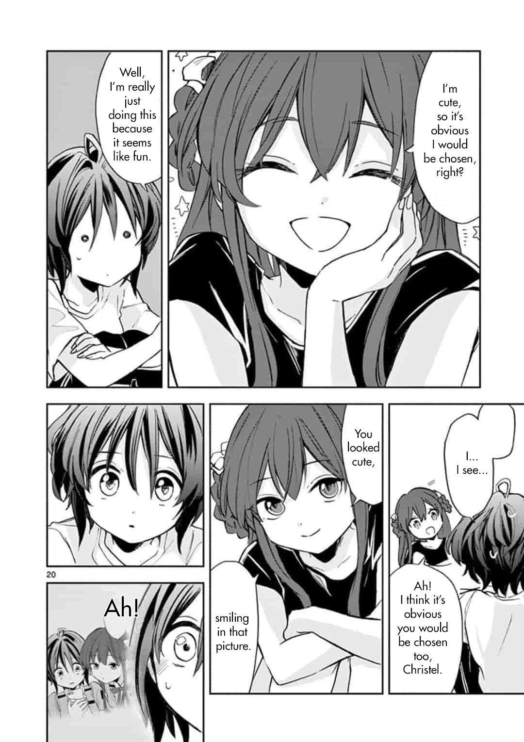 22/7 (Nanabun no Nijyuuni) +α Chapter 2 page 20 - Chapter 2: Miu and Ayaka