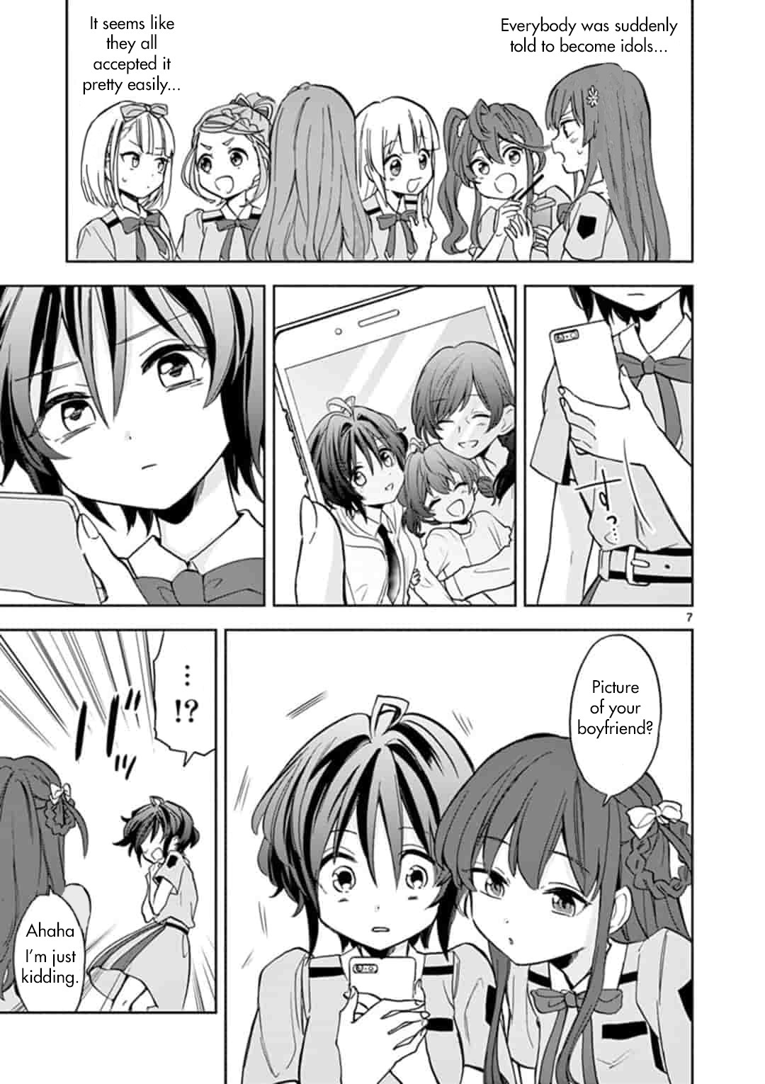 22/7 (Nanabun no Nijyuuni) +α Chapter 2 page 7 - Chapter 2: Miu and Ayaka