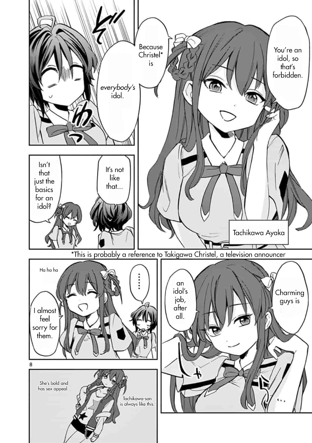 22/7 (Nanabun no Nijyuuni) +α Chapter 2 page 8 - Chapter 2: Miu and Ayaka
