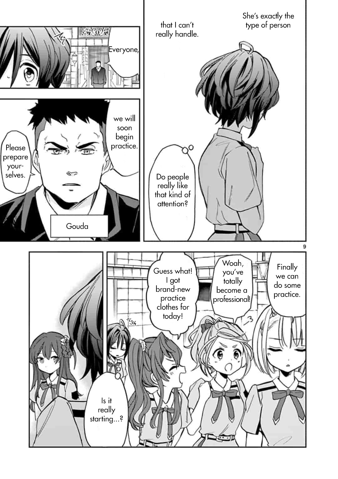 22/7 (Nanabun no Nijyuuni) +α Chapter 2 page 9 - Chapter 2: Miu and Ayaka