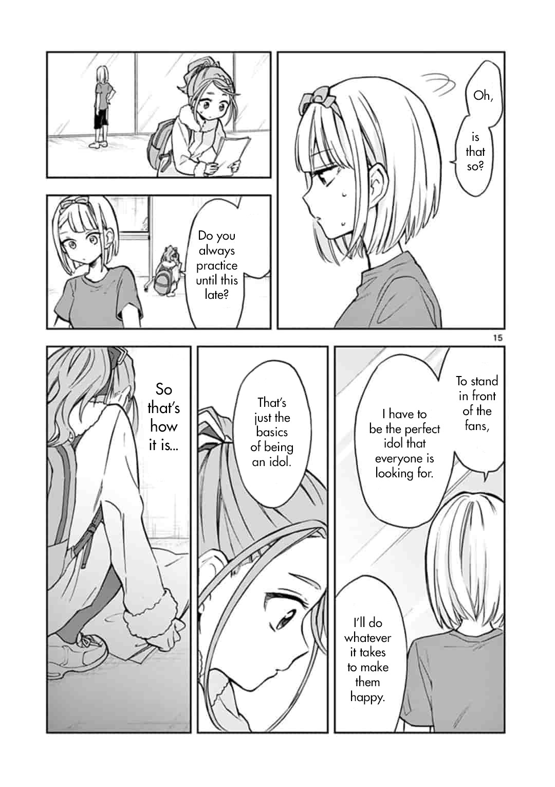 22/7 (Nanabun no Nijyuuni) +α Chapter 3 page 15 - Chapter 3: Miyako and Nicole