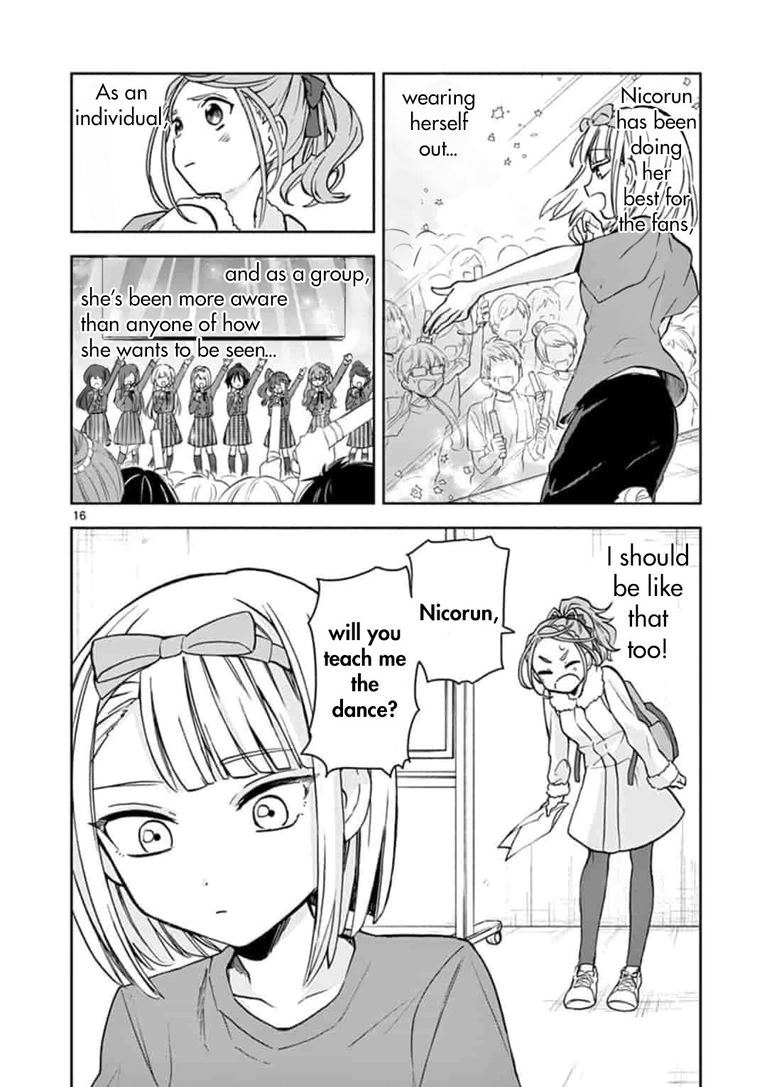 22/7 (Nanabun no Nijyuuni) +α Chapter 3 page 16 - Chapter 3: Miyako and Nicole