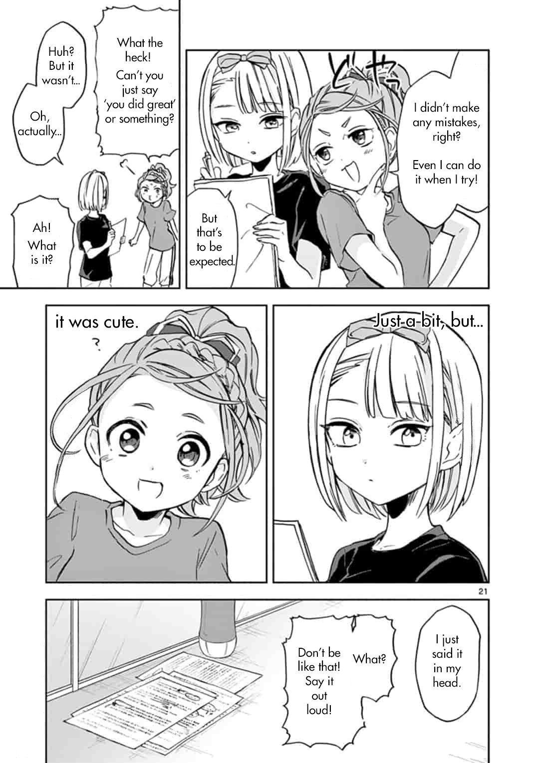 22/7 (Nanabun no Nijyuuni) +α Chapter 3 page 21 - Chapter 3: Miyako and Nicole