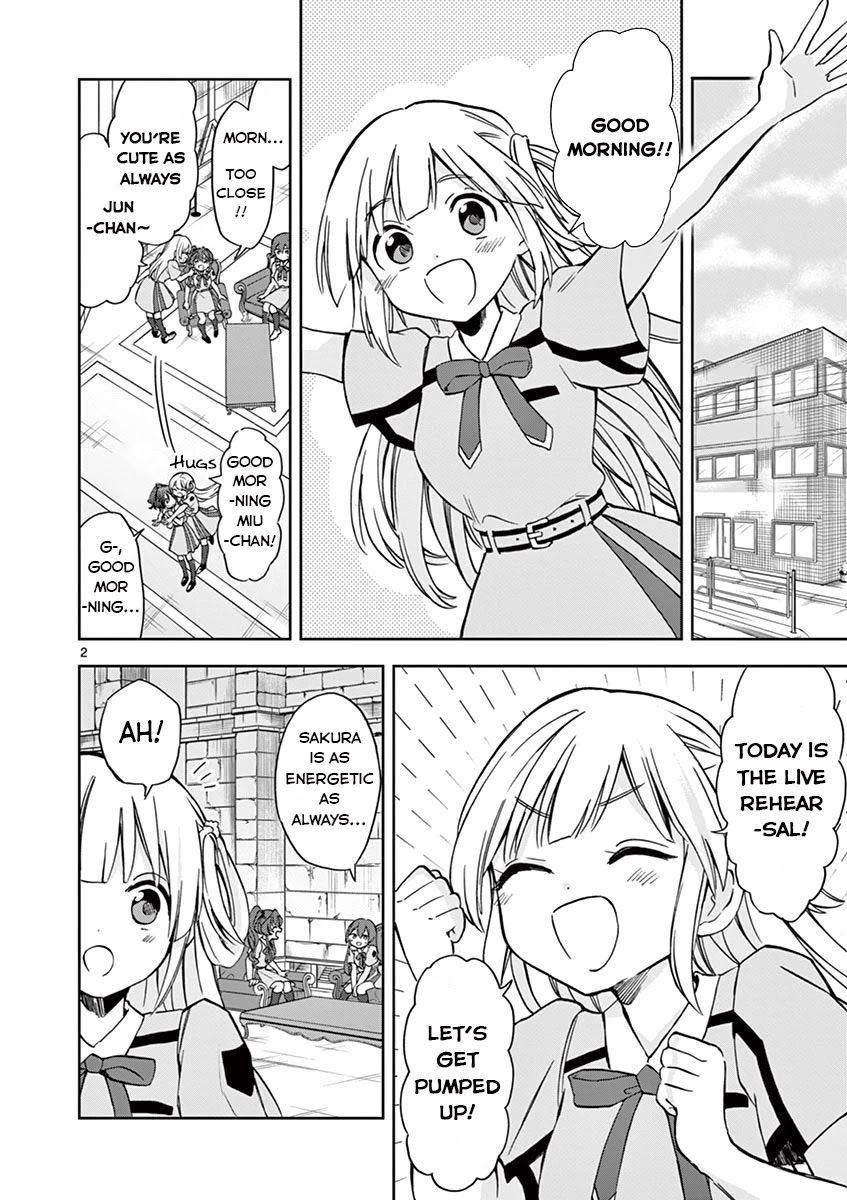 22/7 (Nanabun no Nijyuuni) +α Chapter 4 page 2 - Chapter 4: Sakura X Miyako