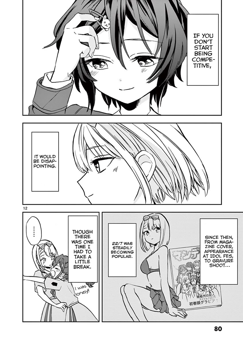 22/7 (Nanabun no Nijyuuni) +α Chapter 9 page 12 - Chapter 9: Saito Nicole (1)