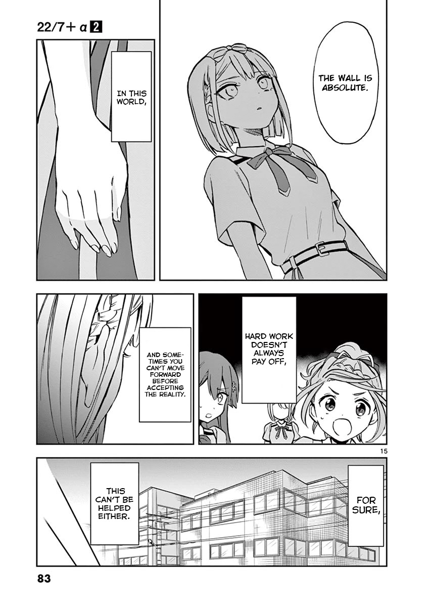 22/7 (Nanabun no Nijyuuni) +α Chapter 9 page 15 - Chapter 9: Saito Nicole (1)