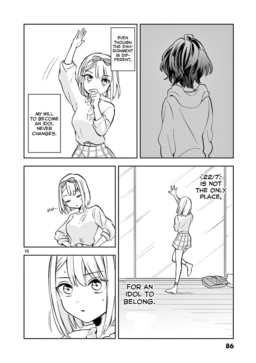 22/7 (Nanabun no Nijyuuni) +α Chapter 9 page 18 - Chapter 9: Saito Nicole (1)