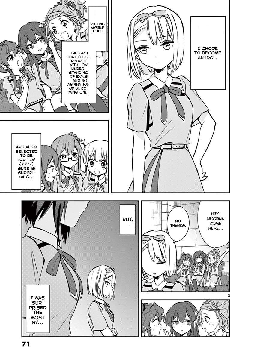 22/7 (Nanabun no Nijyuuni) +α Chapter 9 page 3 - Chapter 9: Saito Nicole (1)