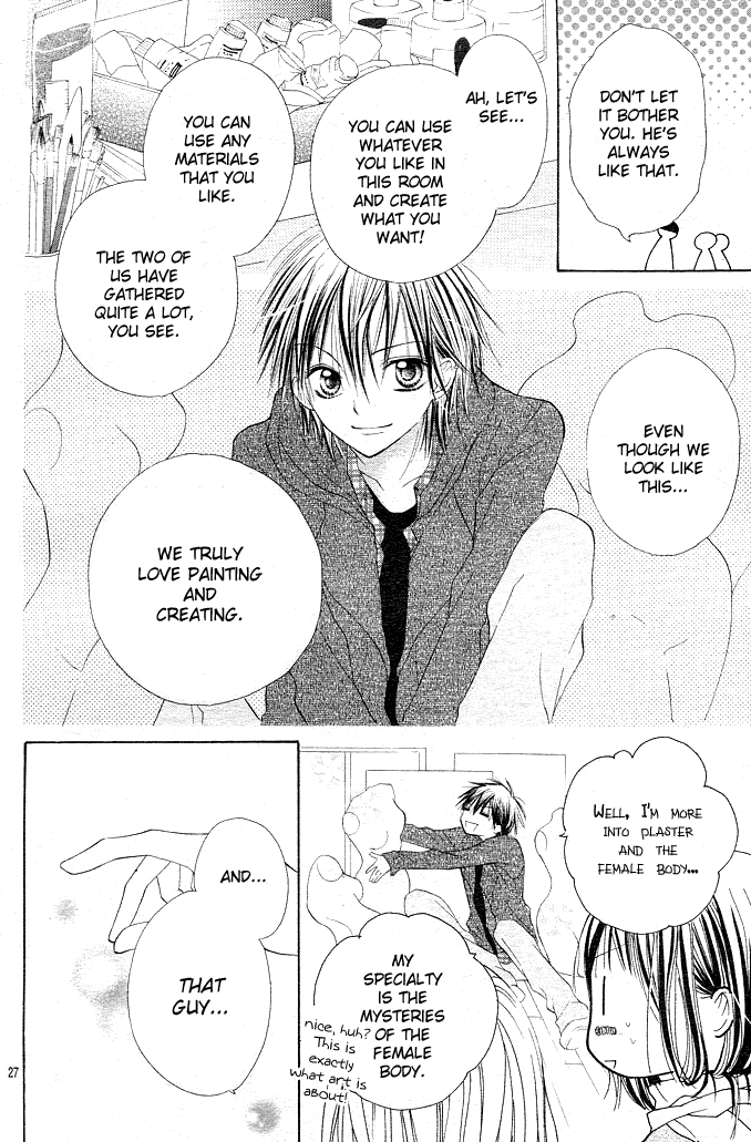 24 Colors - Hatsukoi no Palette Chapter 1.2 page 27 - Chapter 1 v2 : 1st Color/Shell Pink