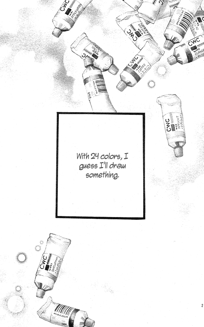 24 Colors - Hatsukoi no Palette Chapter 1.2 page 3 - Chapter 1 v2 : 1st Color/Shell Pink