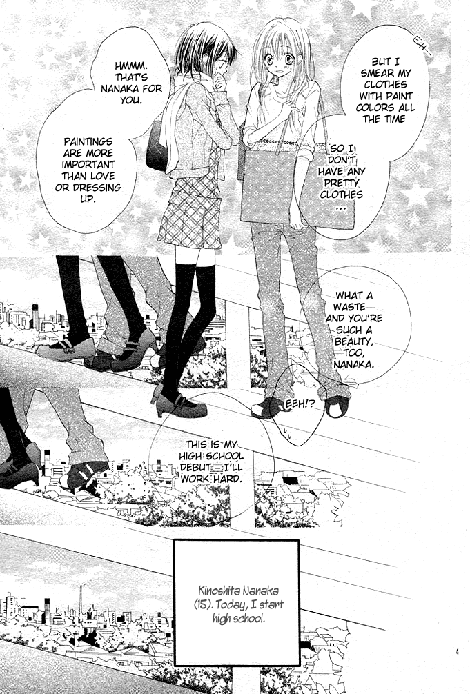 24 Colors - Hatsukoi no Palette Chapter 1.2 page 5 - Chapter 1 v2 : 1st Color/Shell Pink