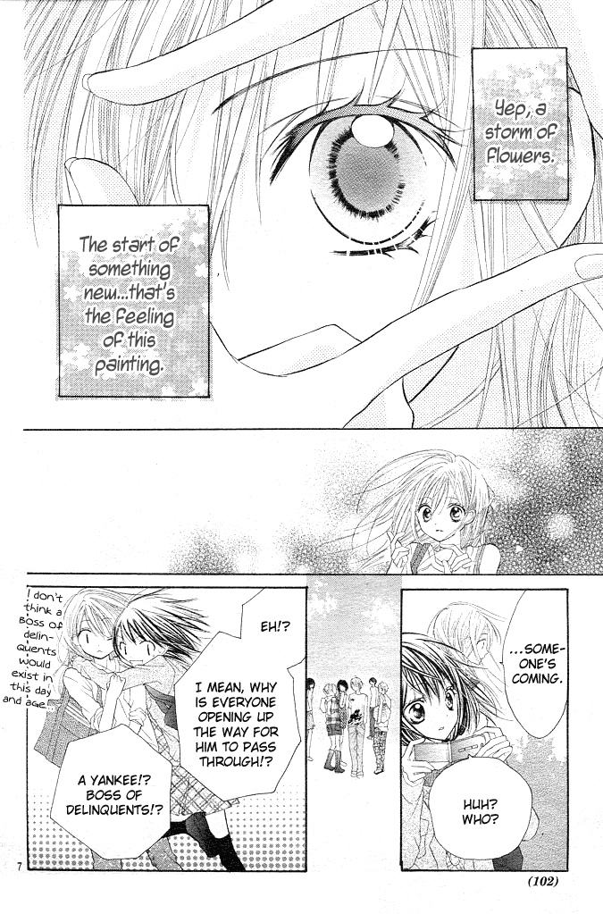 24 Colors - Hatsukoi no Palette Chapter 1.2 page 8 - Chapter 1 v2 : 1st Color/Shell Pink