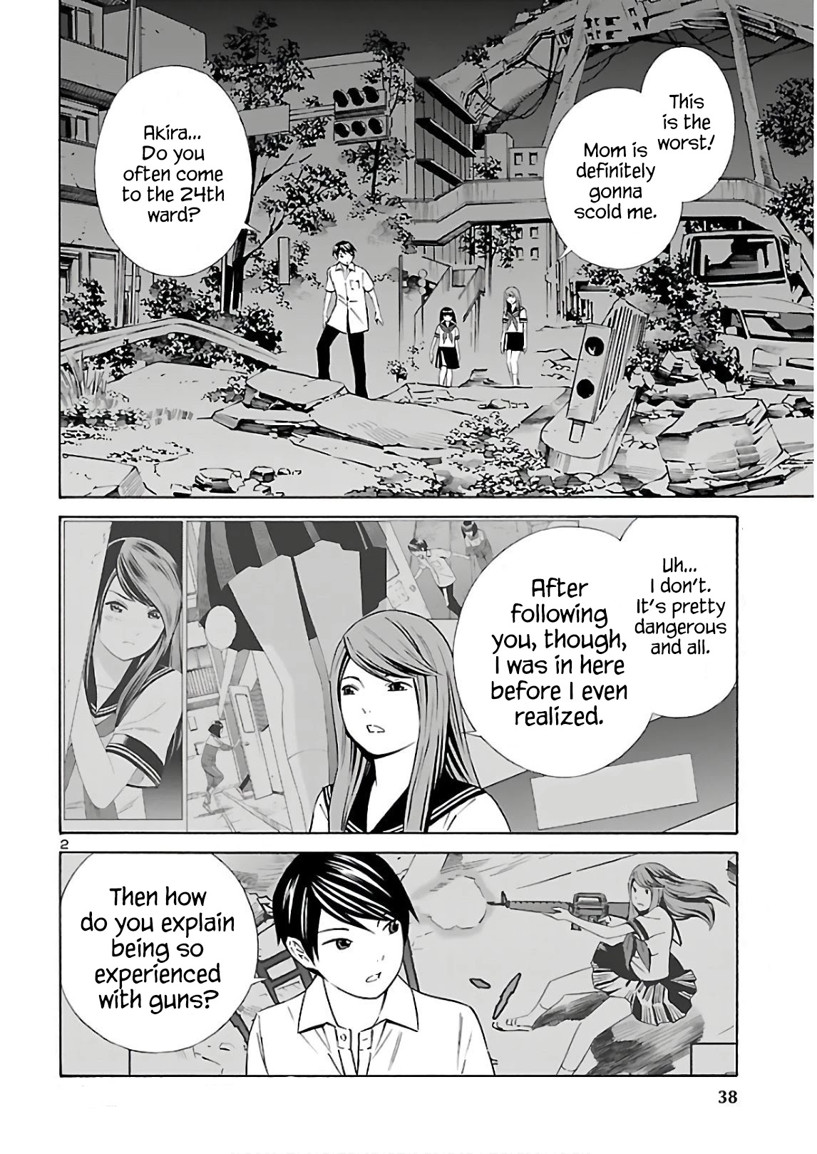 24-ku no Hanako-san Chapter 11 page 2 - Chapter 11: No return from the 24th ward?!