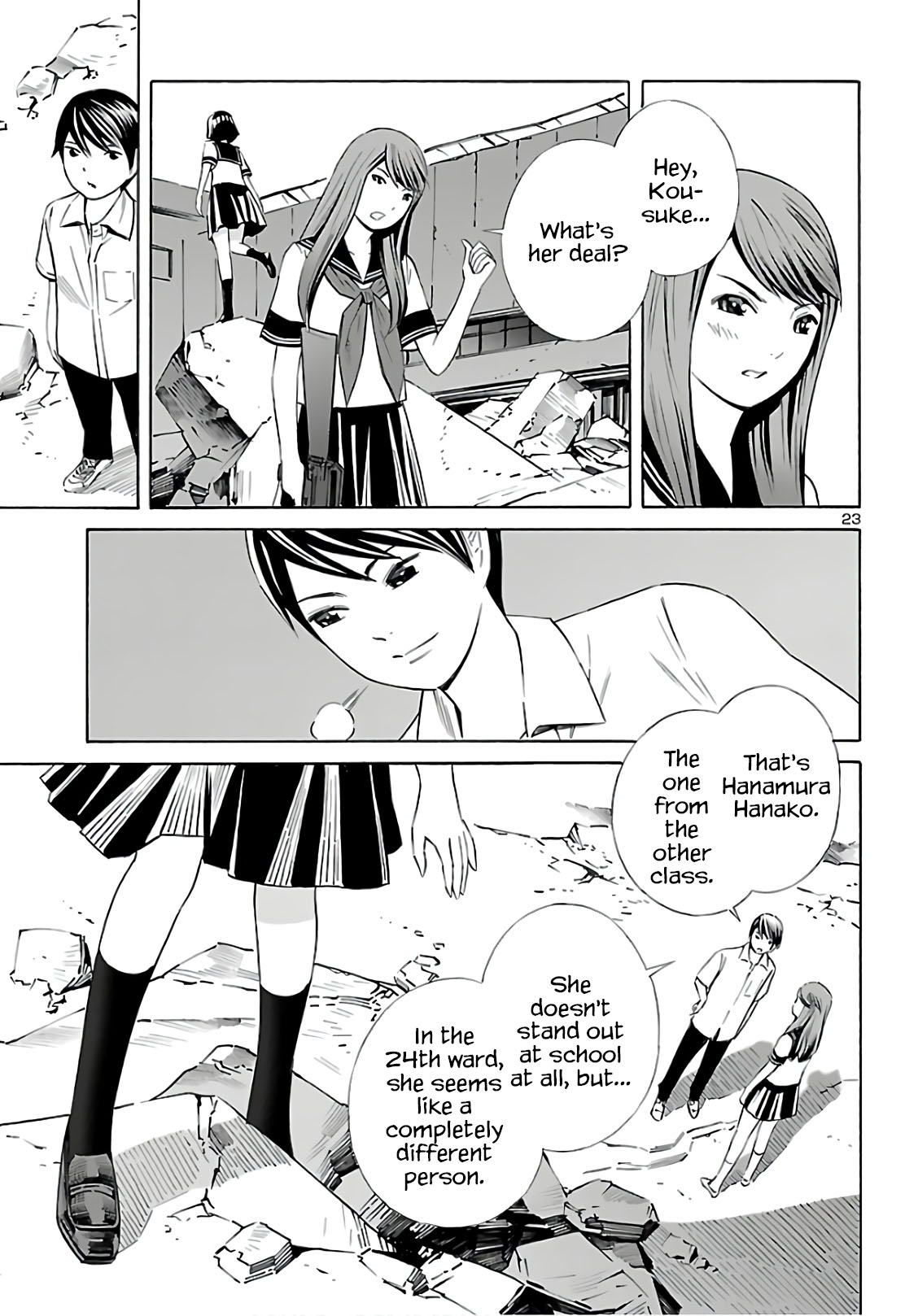 24-ku no Hanako-san Chapter 9 page 23 - Chapter 9: Shooting in the 24th ward