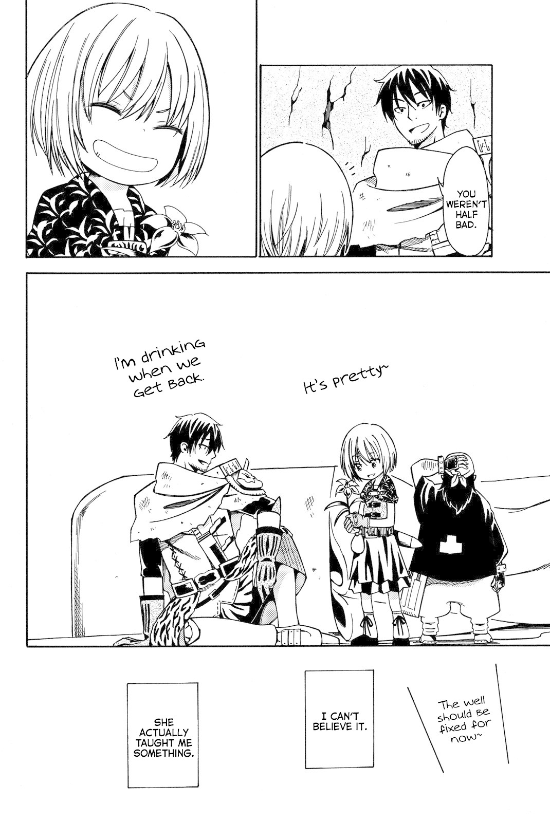 29-sai Hitorimi Chuuken Boukensha no Nichijou Chapter 10 page 28 - Chapter 10: The Cause is in the Well