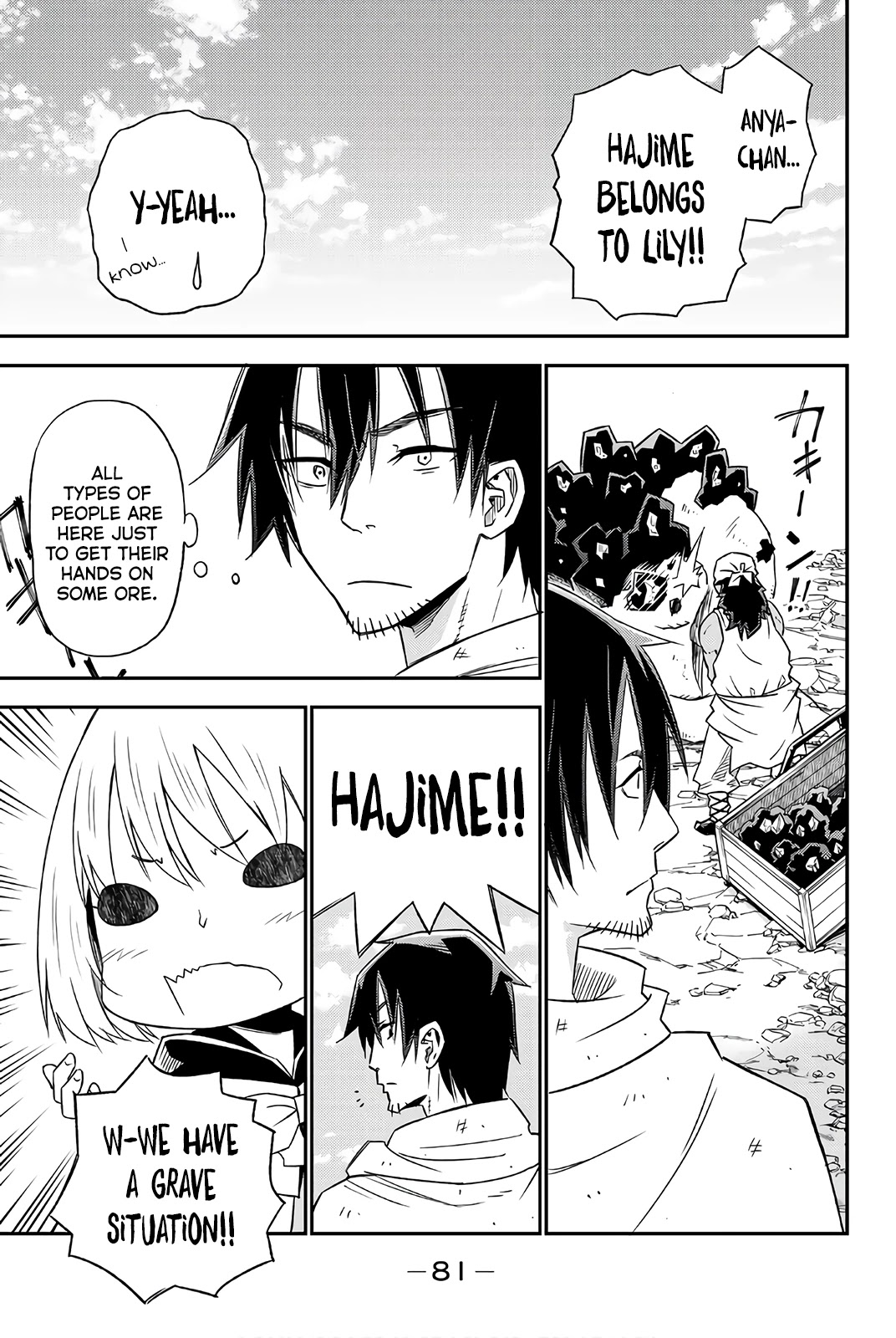 29-sai Hitorimi Chuuken Boukensha no Nichijou Chapter 30 page 15 - Chapter 30: Ore Harvesting