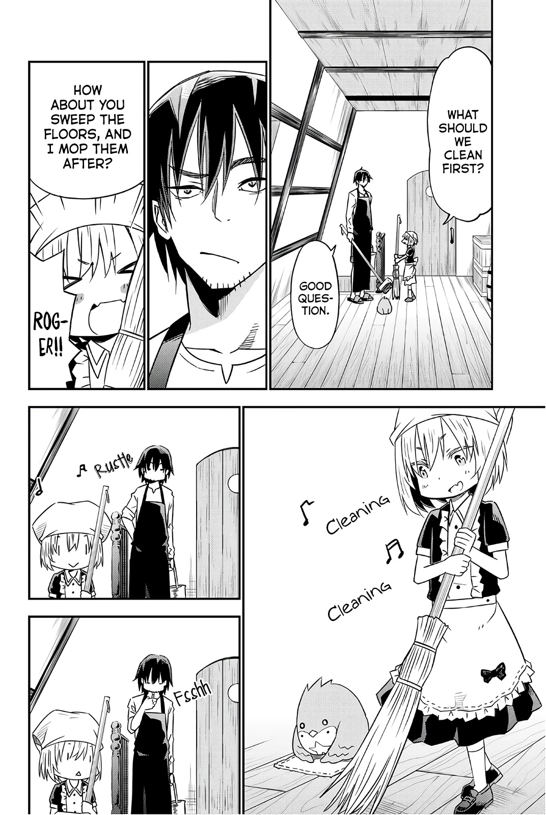 29-sai Hitorimi Chuuken Boukensha no Nichijou Chapter 31 page 12 - Chapter 31: Substitute Cleaners