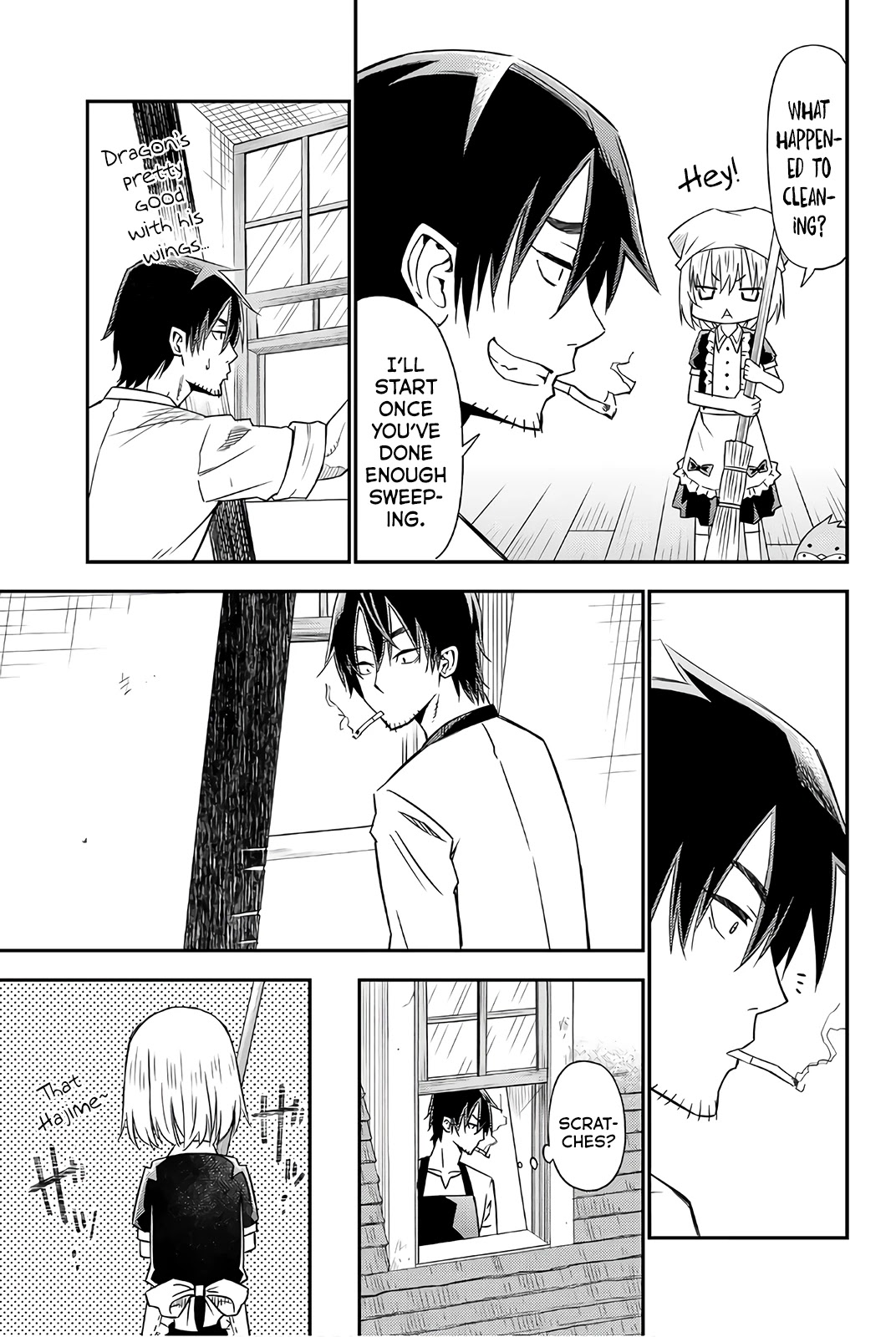29-sai Hitorimi Chuuken Boukensha no Nichijou Chapter 31 page 13 - Chapter 31: Substitute Cleaners