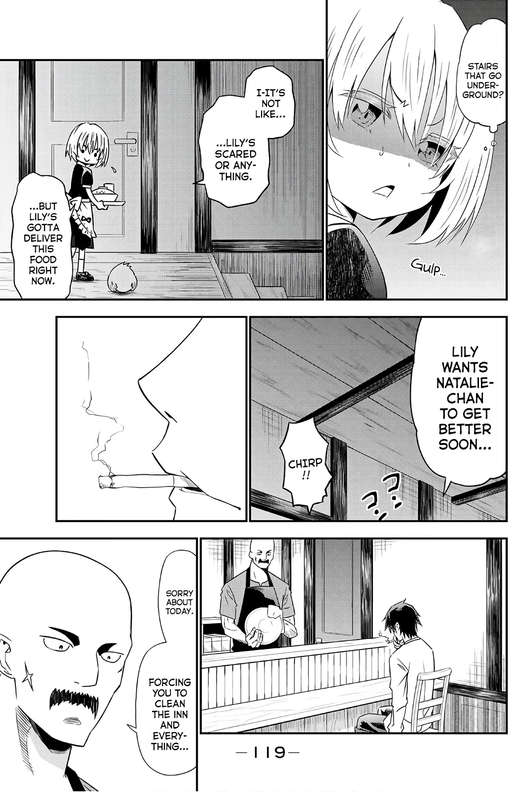 29-sai Hitorimi Chuuken Boukensha no Nichijou Chapter 31 page 23 - Chapter 31: Substitute Cleaners